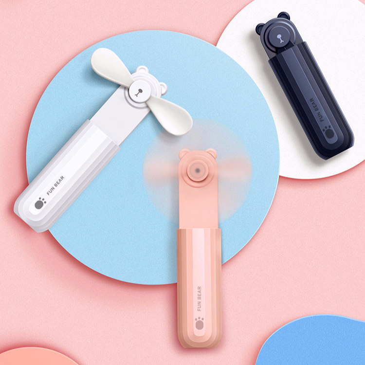 迷你小熊小風扇 小熊電動小風扇